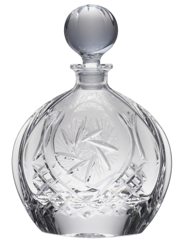 KARAFKA KRYSZTAŁOWA KARP 080 NISKA 650 ml. MŁYNEK