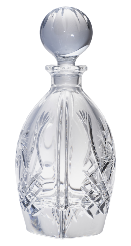 KARAFKA KRYSZTAŁOWA KARP 080 NISKA 650 ml. MŁYNEK
