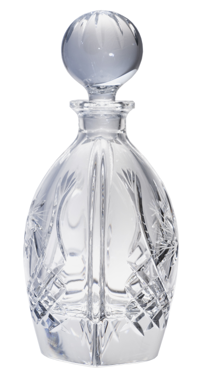 KARAFKA KRYSZTAŁOWA KARP 080 NISKA 650 ml. MŁYNEK