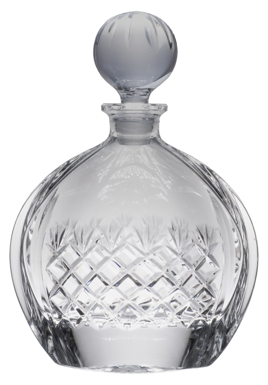 KARAFKA KRYSZTAŁOWA KARP 080 NISKA 650 ml. KRATA