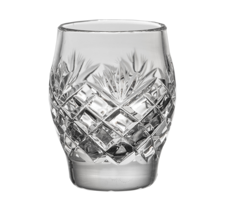 KIELISZKI KRYSZTAŁOWE Wódka ZA-1933 45 gr KRATA